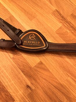 Elegantes Vorderzeug, farblich passend zum Sattel Acavallo