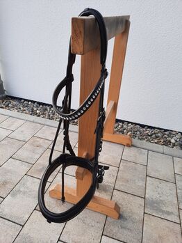 Englische Trense mit Kinnschutz, Yvonne, Bridles & Headstalls, Obermarchtal