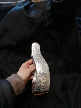 Alu-Westernsteigbügel graviert