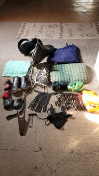 Riesiges Reitsportpaket Sattel Kadett Schabracken, Kadett, Denise, Dressage Pads, Niedergebra