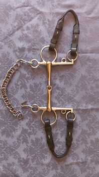 Einfach gebrochenes Pelham - Gebiss mit Pelham - Riemchen, Waldhausen, Marina Grochowski , Horse Bits, Düsseldorf