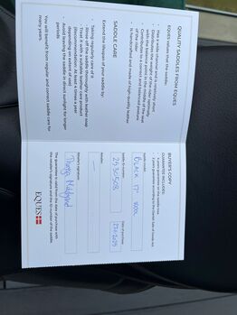 Eques Sattel Black, 17 Zoll, Wolle, neu mit Garantiekarte vom Hersteller EQUES Black