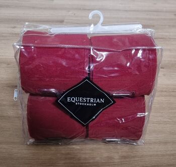 Equestrian Fleecebandagen Bandagen Bordeaux weinrot rot, Equestrian Stockholm , Susanne, Horse Bandages & Wraps, Esternberg 