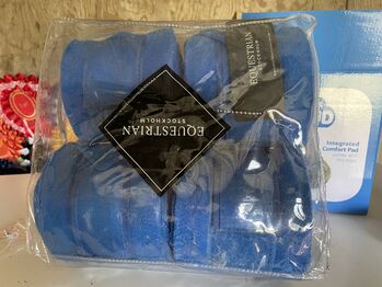 Equestrian Stockholm sapphire blue bandages, Equestrian Stockholm  ES sapphire blue , Amelie , Horse Bandages & Wraps, Breachwood Green