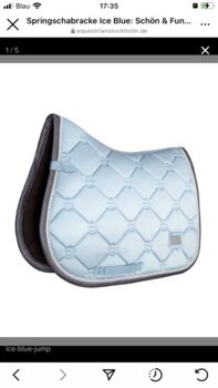 Equestrian Stockholm Schabracke Ice Blue, Equestrian Stockholm Springschabracke Ice Blue, Annika Kattan, Dressage Pads, München