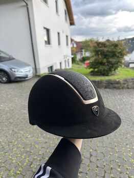 Equi Théme Reithelm schwarz samt Gr.M, Equithéme, Jenny, Reithelme, Odenthal