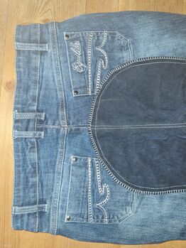 Equilibre Reithose Jeans Gr. 36 wie neu Equilibre  Jeans Vollbesatz 