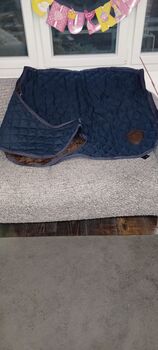 Equinate neue Ausreitdecke blau M 140 145 Equinate