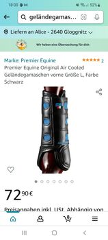 Geländegamaschen Equine Air, Equine Equine Air, Alice , Tendon Boots, Stuppachgraben