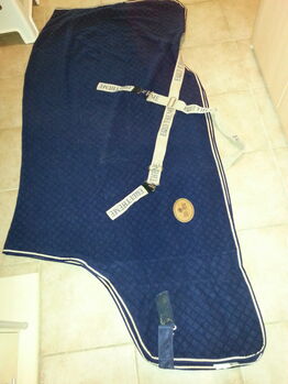 Fleece Abschwitzdecke Equitheme, blau, Equitheme, DASI, Horse Blankets, Sheets & Coolers, Zofingen