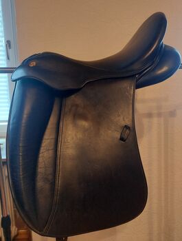 Eric Thomas Dressursattel Hannover 17,5", Eric Thomas  Hannover , Angela Fritz , Dressage Saddle, Halblech 