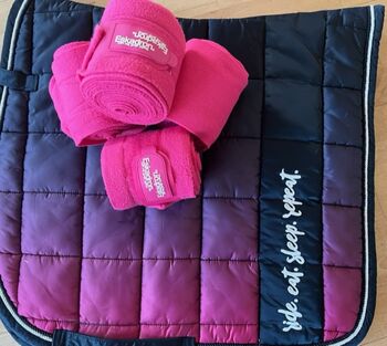 Esadron Schabracke Dressur mit Bandagen, Eskadron ride, eat, sleep, repeat, Nicole, Dressage Pads, Kleve