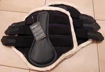 Eskadron faux fur Gamaschen L navy NEU, Eskadron Faux fur, Stefanie Weidenauer, Tendon Boots, Wien