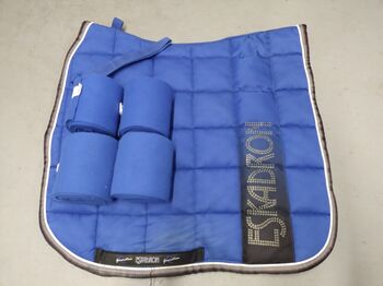 Eskadron Big Square Schabracke und Bandagen blau, Eskadron  Big Square , Alice, Dressage Pads, Brandenburg