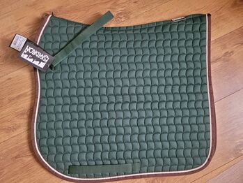 Eskadron Cotton Dark green, Eskadron Darkgreen, Marina Harke , Dressage Pads, Reken