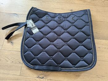 ESKADRON Dressur Schabracke mattgloss blau silber ** NEU **, Eskadron, Maria, Dressage Pads, Stuttgart