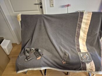 Eskadron fleece Stripe basaltgrey L (145 cm), Eskadron  Fleece Stripe, Marina, Pferdedecken, Sankt Augustin