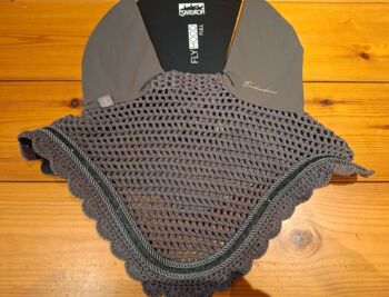 Eskadron Fliegenhaube Heritage Earl grey Full mit Glitzer Eskadron Heritage