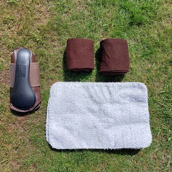 ESKADRON Gamaschen braun Bandagen Bandagierunterlagen Größe Warmblut WB, Eskadron , Nicole , Ochraniacze, Norderstedt