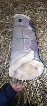 Eskadron Heritage ivory Grey Gamaschen XL, Eskadron  Heritage IVORY GREY , Natascha , Tendon Boots, Papenburg 