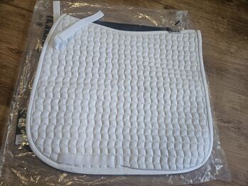 Eskadron Cotton Weiß mit Silbereinfassung Wb Dl, Eskadron , Kina, Dressage Pads, Rosenthal 
