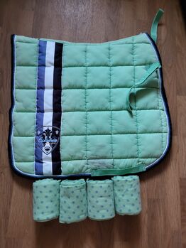 Eskadron Mintgreen Schabracke und Bandagen, Bistra Chaneva-Nikolova , Dressage Pads, Mannheim 