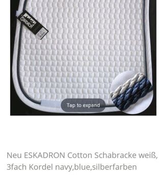 ⭐️Eskadron/Neuwertige weiße Schabracke DL⭐️, Eskadron  Cotton, Familie Rose, Schabracken, Wrestedt