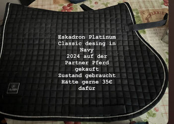Eskadron Platinum Classic Desing vs Schabracke, Pikeur Eskadron  Eskadron Platinum Classic desing , E. Lenkeit , Schabracken, Ludwigsfelde 