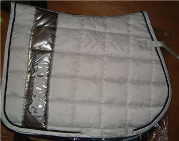 Eskadron Platinum weiss Schabracke VS, Eskadron Platinum Big Square Glossy, >Nordic Horse<, Dressage Pads