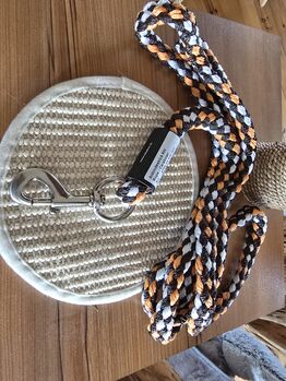 Eskadron Strick Papaya braun weiß Karabiner, Eskadron Classic Sport , Pferdi, Leads, Ponitz