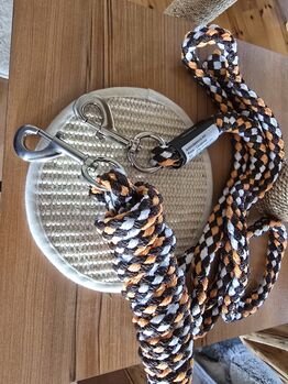 Eskadron Strick Papaya braun weiß Karabiner Eskadron Classic Sport 