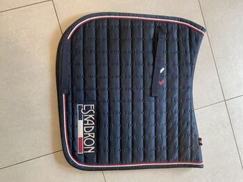 Eskadron Schabracke DL Navy dunkelblau Glitzer grip Satin, Eskadron , KJ, Dressage Pads, Heppenheim