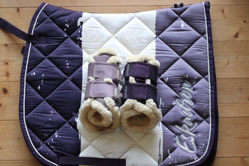 Eskadron limited edition set lavender marshmallow plum DL+S, Eskadron , Alex , Dressage Pads, Köln 