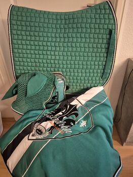 Eskadron Set Smaragdgreen WB Dressur L (145 cm), Eskadron  Cotton, Marina, Schabracken, Sankt Augustin