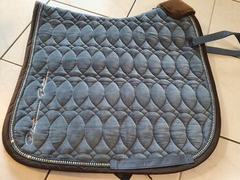 Eskadron vintageblue Velvet DL neu, Eskadron  Platinum Kollektion 2020, Kiki, Dressage Pads, Burgwedel