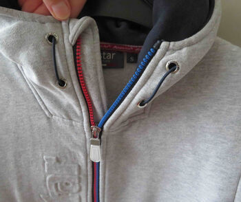 Eurostar Sweatjacke grau anthrazit Gr. S TOP-Zustand Eurostar