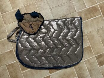 Tolle Spring Schabracke in Bronze glänzend Gr. Pony