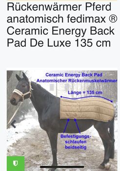 Fedimex Rückenwärmedecke, Fedimex 135x115, Claudia , Derki dla konia, Neumarkt in der Oberpfalz