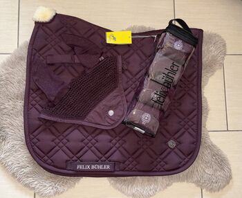 Felix Bühler Astro Set Schabracke Fliegenmütze Bandagen Vinegar Lila WB Felix Bühler Astro