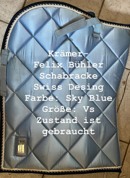 Felix Bühler Schabracke Swiss desing, Krämer  Schabracke Swiss Design Sky Blue , E. Lenkeit , Schabracken, Ludwigsfelde 