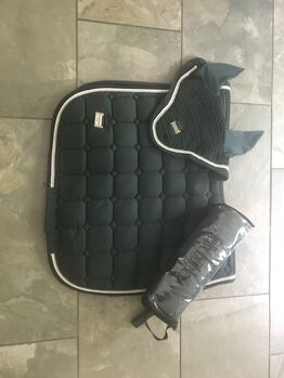 Felix Bühler Set Schabracke Bandagen Fliegenhaube Green lake, Felix Bühler , Kiara , Dressage Pads, Hamm 