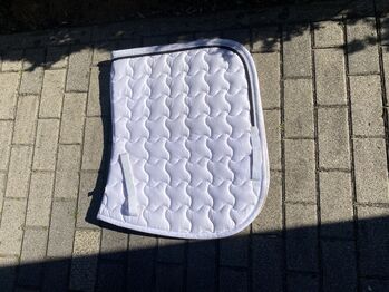 Felix Bühler Schabracke Turnierschabracke DL weiß glitzer, KJ, Dressage Pads, Heppenheim