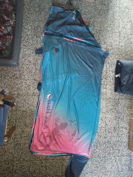 Felix Bühler sommercooler Decke 155 cm in türkis pink Felix Bühler  Fliegen und Hitzeschutz Decke 