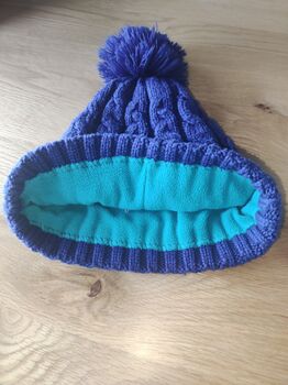 Felix Bühler Strickmütze royalblau türkis  one size Winter Felix Bühler