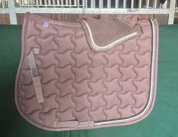 Felix Bühler VS Schabracken-Set, WB, braun mit glitzer Bordüre, Felix Bühler, Gaby Lais, Dressage Pads, Malsburg-Marzell