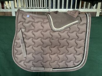 Felix Bühler VS Schabracken-Set, WB, braun mit glitzer Bordüre Felix Bühler