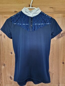 Felix Bühler turniershirt 36 S blau rosegold, Felix Bühler  Turniershirt , K. Werner, Show Apparel, Westerwalsede