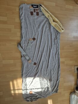 Felix Bühler Abschwitzdecke grau Melange Knittet Collection Felix Bühler  Abschwitzdecke Knitted