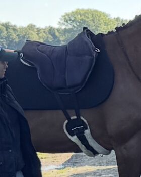 Filzpad Sattelpad Westernpad / Filz Schabracke Schwarz, Sarah Koch, Bareback pads, Feldkirchen - Westerham