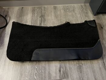Filz Westernpad Western Pad Full Schwarz 80cm x 78cm x 2cm